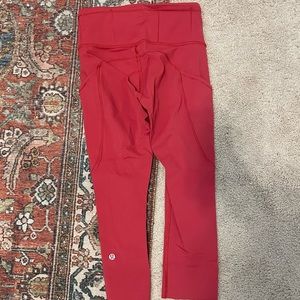 Lululemon Fast and Free Crop Leggings